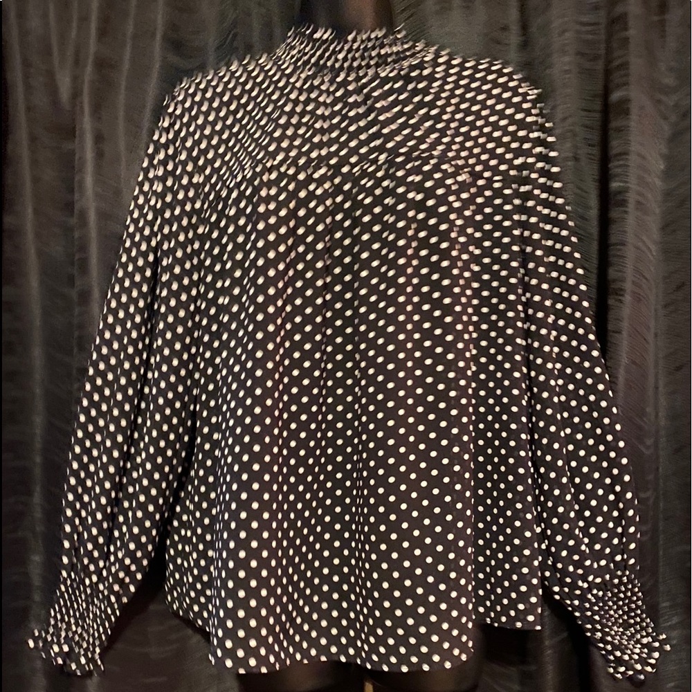 Cloud dot blouse